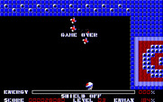 Thexder for Amiga - Game over.