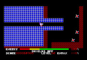 Thexder for TRS-80 Color Computer - Start of level 2.