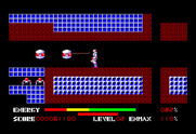 Thexder for TRS-80 Color Computer - Located an energy replenishment...