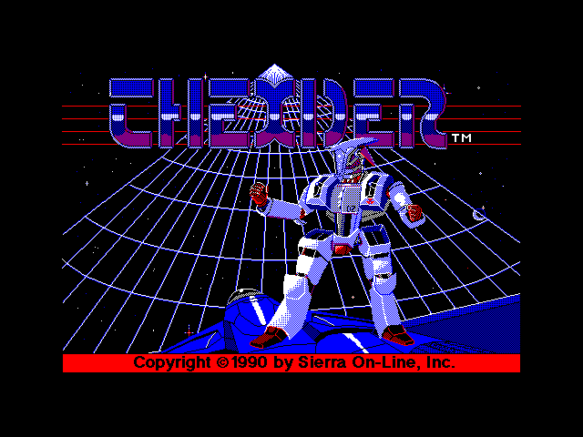 Thexder Macintosh Screenshot: Title screen.