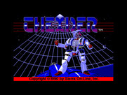 Thexder for Macintosh - Title screen.