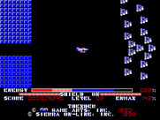 Thexder for Macintosh - This area is wide open, but with a lot of enemies.