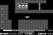 Thexder for Macintosh - Fly through the narrow areas...