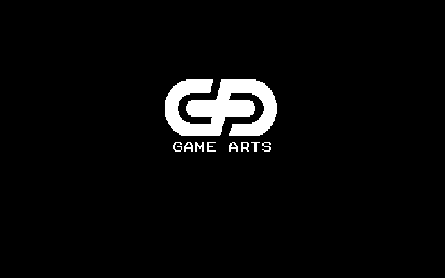 Thexder PC-8800 Series Screenshot: Game Arts logo.