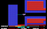 Thexder for PC-8800 Series - Flying through a narrow passage.