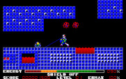 Thexder for PC-8800 Series - Watch out for the attack from above!