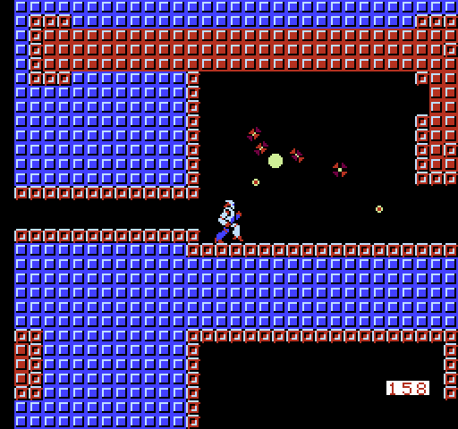Thexder NES / Famicom Screenshot: Start of level 02...