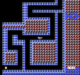 Thexder for NES / Famicom - Navigating a maze...