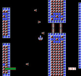 Thexder for NES / Famicom - Flying up to a new area...