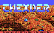 Thexder for IBM PC/Compatibles - Title screen.