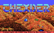 Thexder for IBM PC/Compatibles - Title screen.