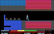 Thexder for IBM PC/Compatibles - Shooting certain types of enemies can restore your energy.