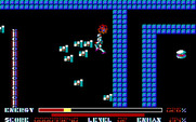 Thexder for IBM PC/Compatibles - Surrounded, and losing energy!