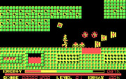 Thexder for IBM PC/Compatibles - Lots of enemies here...they can drain your energy fast!