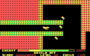 Thexder for IBM PC/Compatibles - Beginning of level two.