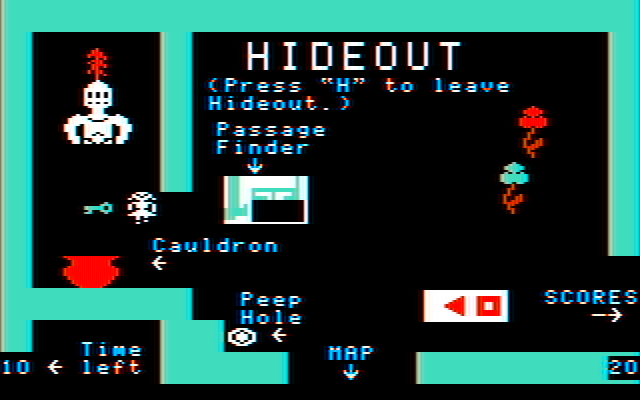 Think Quick! IBM PC/Compatibles Screenshot: A key! That may come in use later...