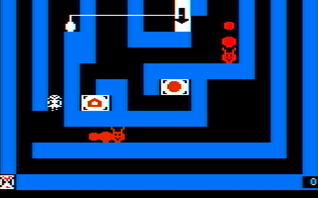 Think Quick! IBM PC/Compatibles Screenshot: How can I reach those puzzle pieces?