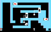 Think Quick! for IBM PC/Compatibles - Another slime worm guarding a doorbell...