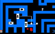 Think Quick! for IBM PC/Compatibles - You'll need to open and close doors to navigate the maze.