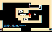 Think Quick! for IBM PC/Compatibles - Give flowers to slime worms to put them to sleep...