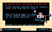 Think Quick! for IBM PC/Compatibles - Welcome to the Castle Courtyard...