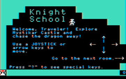 Think Quick! for IBM PC/Compatibles - You can also go to Knight School to learn how to play the game!