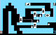Think Quick! for IBM PC/Compatibles - Oops, a dead end; stuck in the upper right corner...