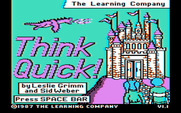 Think Quick! for IBM PC/Compatibles - Title screen.