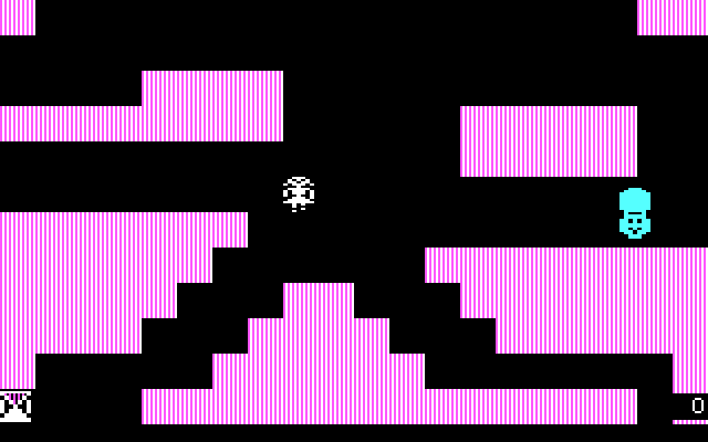Think Quick! IBM PC/Compatibles Screenshot: Which way to head now?