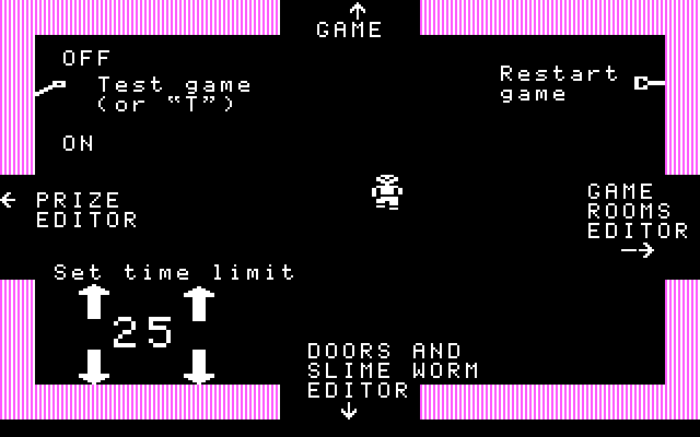 Think Quick! IBM PC/Compatibles Screenshot: Go to different rooms to build your custom castle.