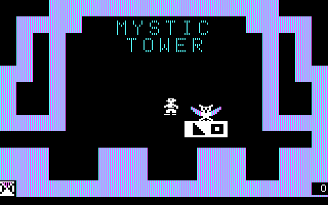 Think Quick! IBM PC/Compatibles Screenshot: Time for the Mystic Tower!