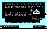 Think Quick! for IBM PC/Compatibles - Starting the Castle Courtyard.