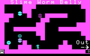 Think Quick! for IBM PC/Compatibles - Escaping from a slime worm belly...