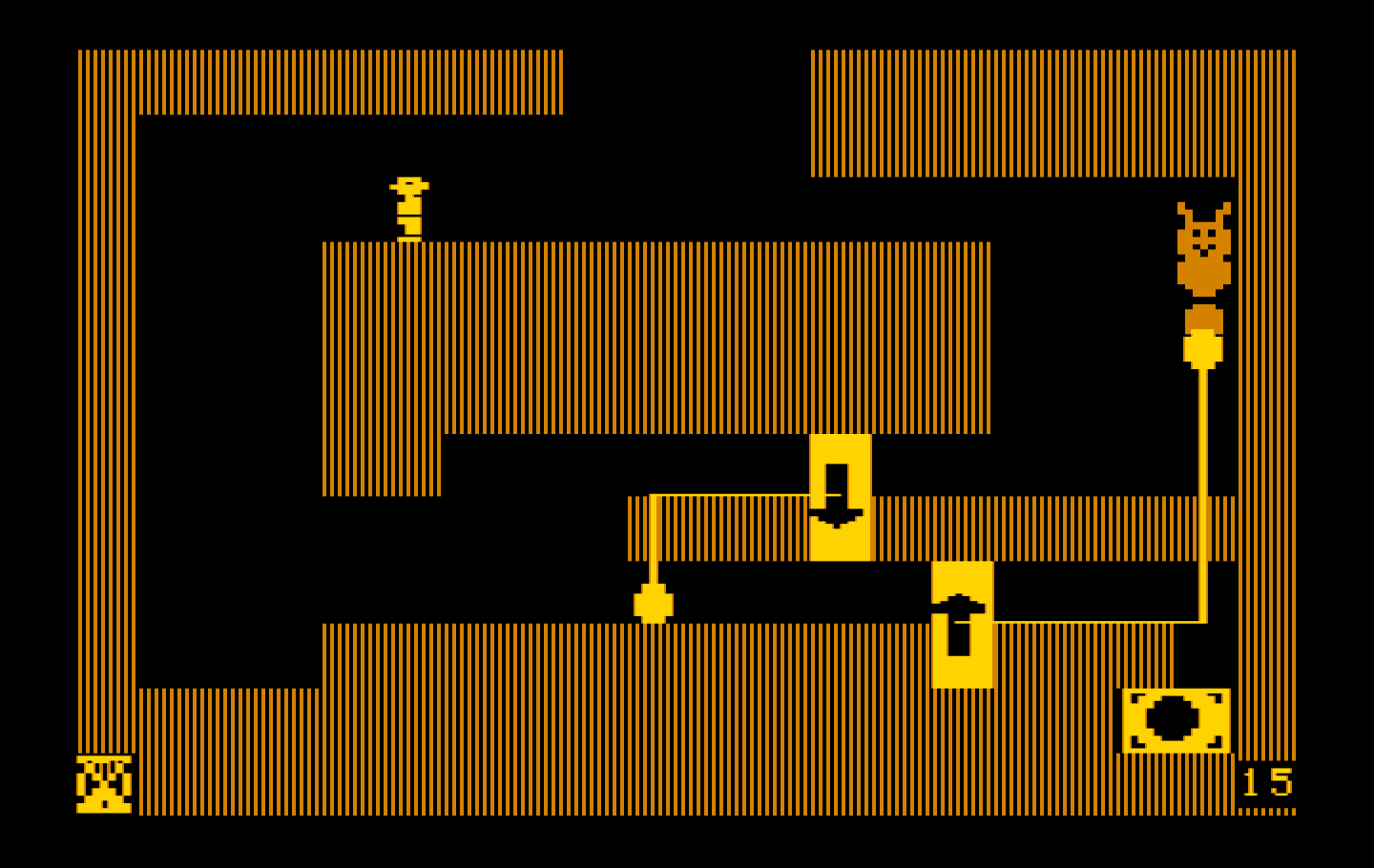 Think Quick! IBM PC/Compatibles Screenshot: Does that piece in the bottom right look useful?