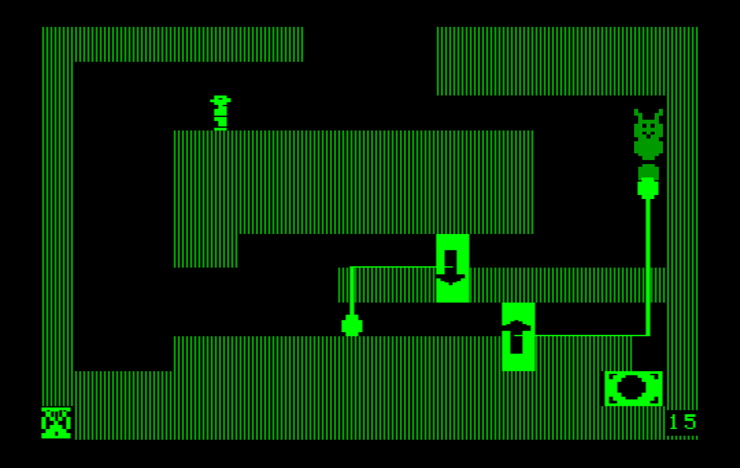 Think Quick! IBM PC/Compatibles Screenshot: Does that piece in the bottom right look useful?