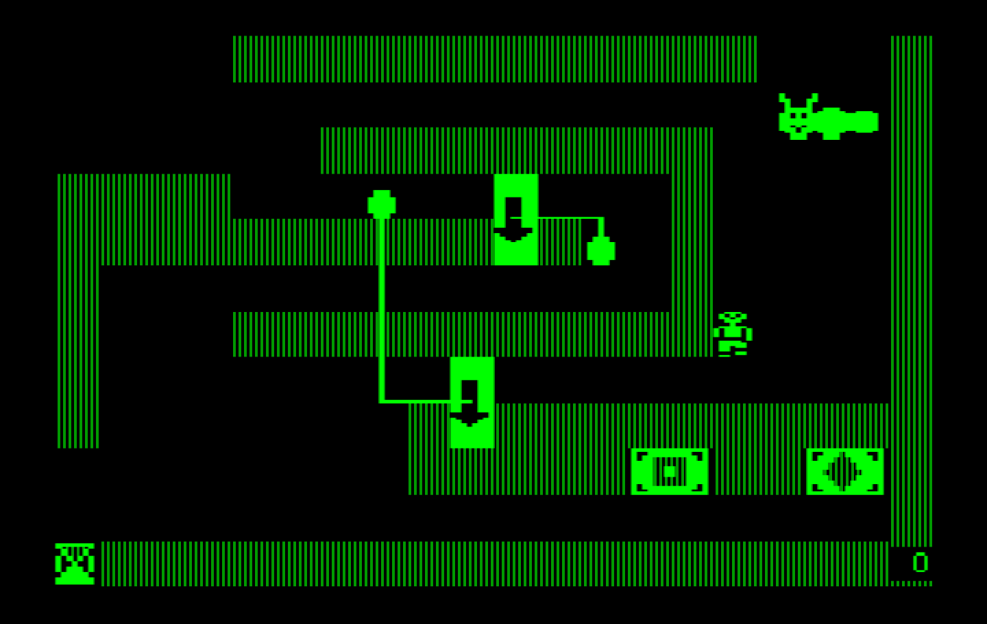 Think Quick! IBM PC/Compatibles Screenshot: How can I reach those pieces?