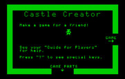 Think Quick! for IBM PC/Compatibles - Welcome to the castle creator!