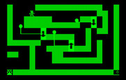 Think Quick! for IBM PC/Compatibles - A tricky looking maze...