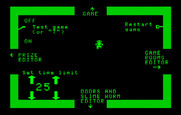 Think Quick! for IBM PC/Compatibles - The main castle creator screen.