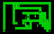 Think Quick! for IBM PC/Compatibles - A slime worm is guarding the doorbell over there!