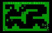 Think Quick! for IBM PC/Compatibles - Escaping from the slime worm belly.