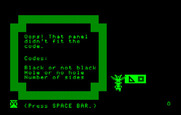 Think Quick! for IBM PC/Compatibles - Oops, that panel didn't fit the code...