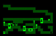 Think Quick! for IBM PC/Compatibles - There are a lot of small, maze like passages here...