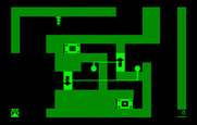 Think Quick! for IBM PC/Compatibles - A strange looking contraption of a room...