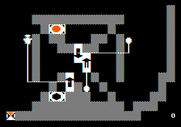 Think Quick! for Apple II - One door opened, but others still block the path...