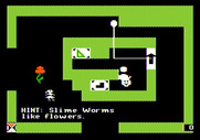 Think Quick! for Apple II - Slime worms like flowers.