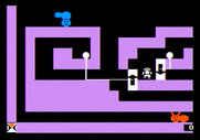 Think Quick! for Apple II - Looks like a dead end unless I open some more doors...