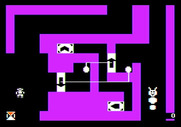 Think Quick! for Apple II - A slime worm patrols another puzzle...