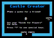 Think Quick! for Apple II - Castle creator starting location.