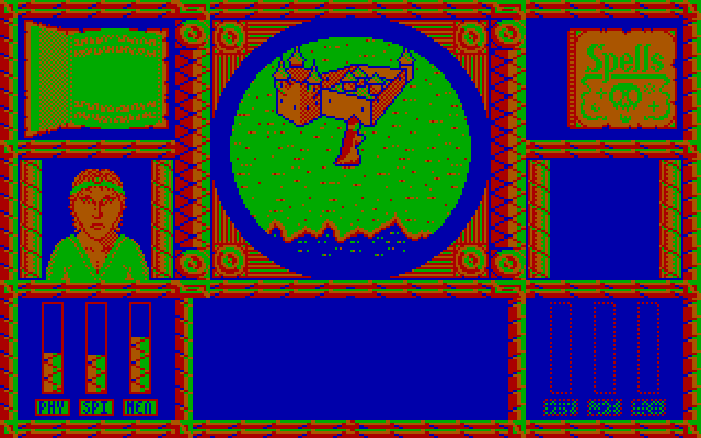 Wizard Warz IBM PC/Compatibles Screenshot: Another castle...